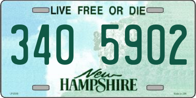 NH license plate 3405902