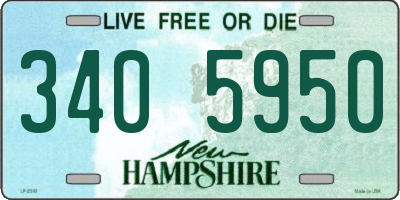NH license plate 3405950