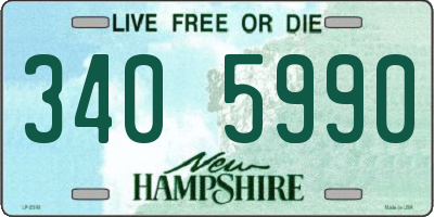 NH license plate 3405990