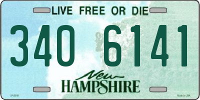 NH license plate 3406141