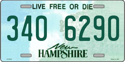 NH license plate 3406290