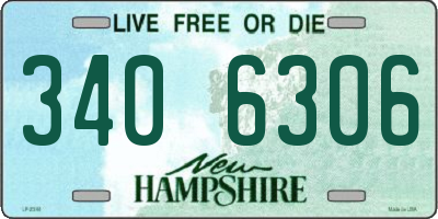 NH license plate 3406306