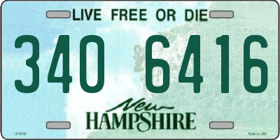 NH license plate 3406416
