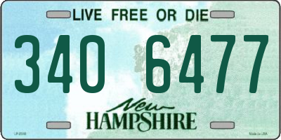 NH license plate 3406477