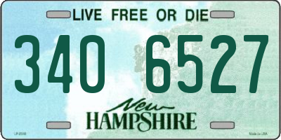 NH license plate 3406527