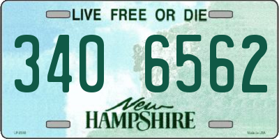 NH license plate 3406562