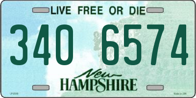 NH license plate 3406574