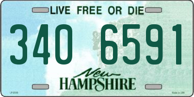NH license plate 3406591