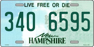 NH license plate 3406595