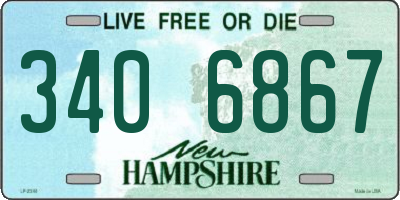 NH license plate 3406867