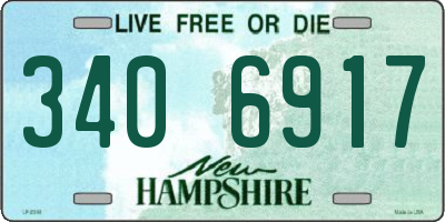 NH license plate 3406917