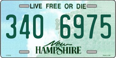NH license plate 3406975
