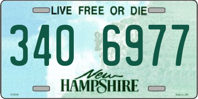 NH license plate 3406977