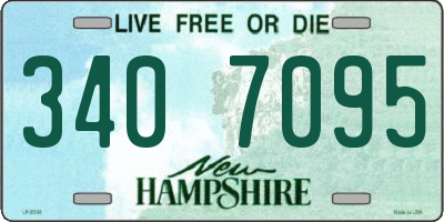NH license plate 3407095