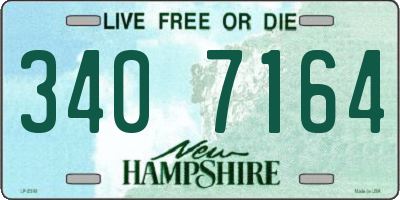 NH license plate 3407164