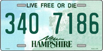 NH license plate 3407186