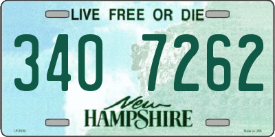 NH license plate 3407262