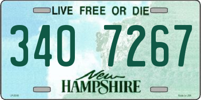 NH license plate 3407267