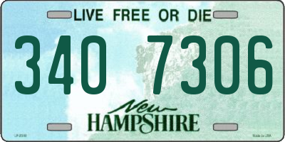 NH license plate 3407306