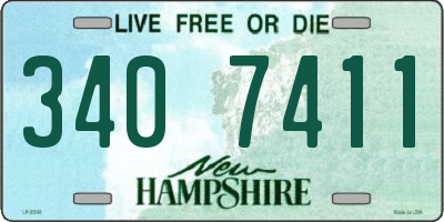 NH license plate 3407411