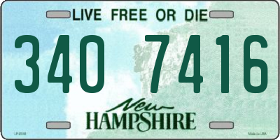 NH license plate 3407416
