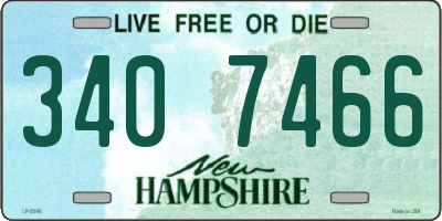 NH license plate 3407466