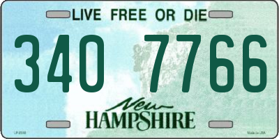 NH license plate 3407766