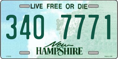 NH license plate 3407771