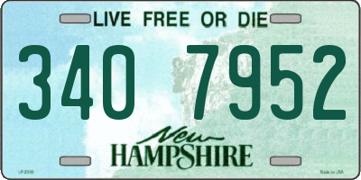 NH license plate 3407952