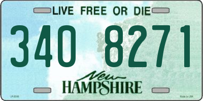NH license plate 3408271