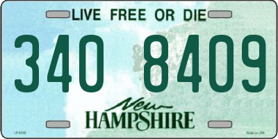 NH license plate 3408409