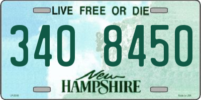 NH license plate 3408450