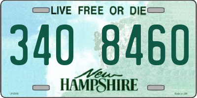 NH license plate 3408460