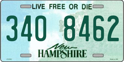 NH license plate 3408462