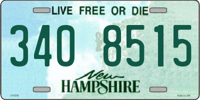 NH license plate 3408515