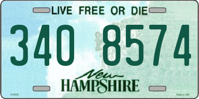NH license plate 3408574