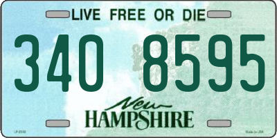 NH license plate 3408595