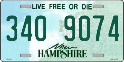 NH license plate 3409074