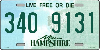 NH license plate 3409131