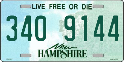 NH license plate 3409144