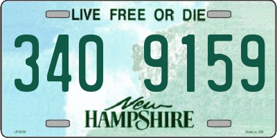 NH license plate 3409159