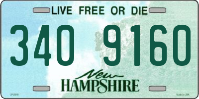 NH license plate 3409160