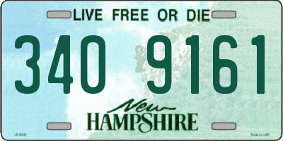 NH license plate 3409161