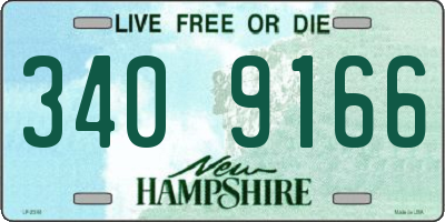 NH license plate 3409166