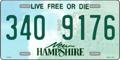 NH license plate 3409176
