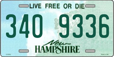NH license plate 3409336