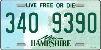 NH license plate 3409390