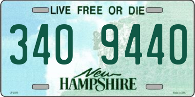 NH license plate 3409440