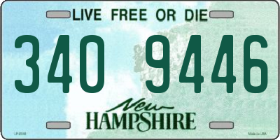 NH license plate 3409446