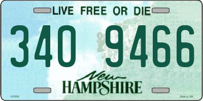 NH license plate 3409466